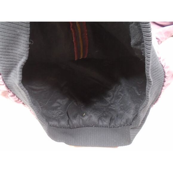 VTG 90s Canvas Santa Fe Quilt Lined Jacket Mens Plum XXL Corduroy Collar Work - Picture 12 of 16